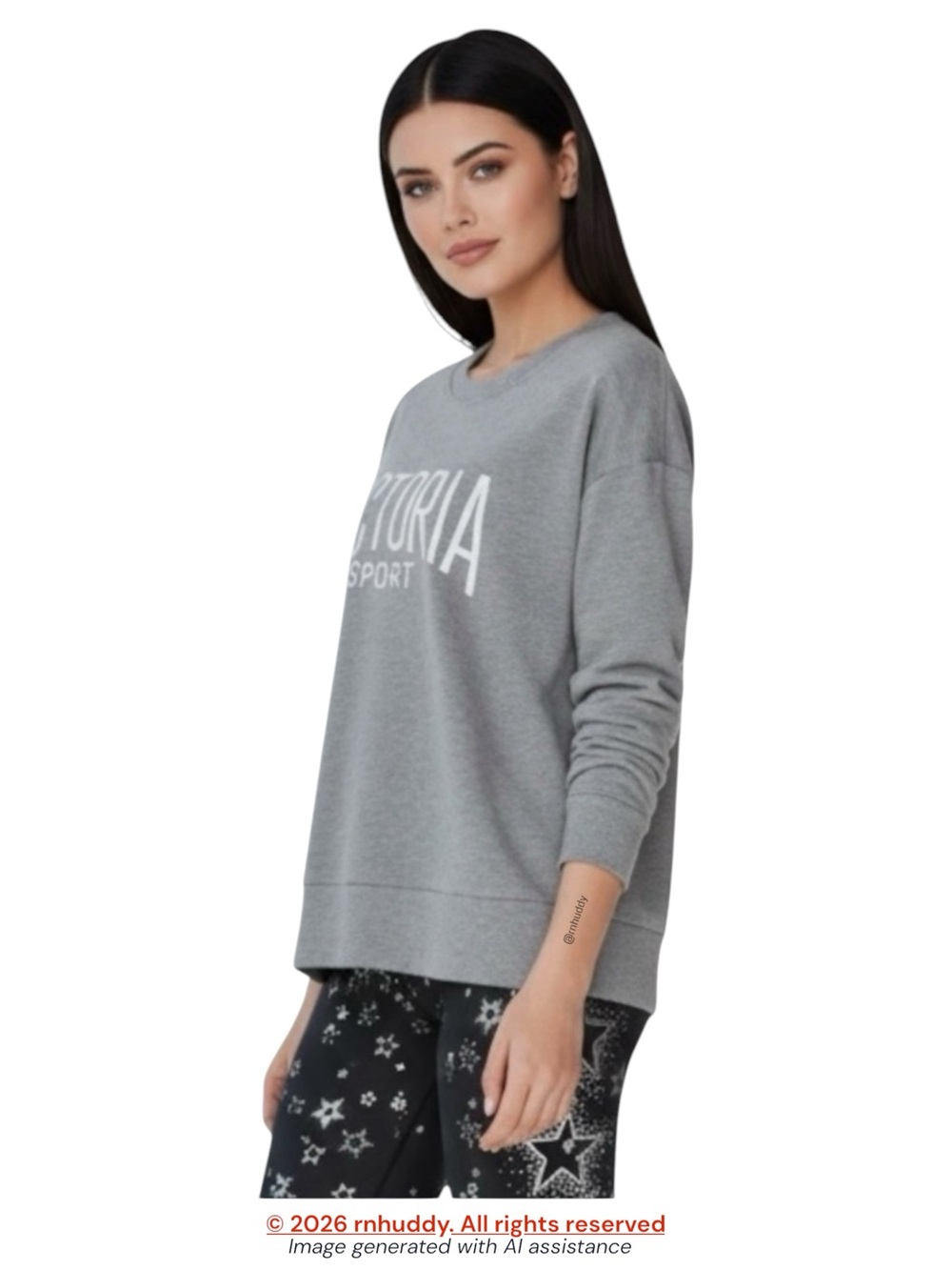 NWT Victoria Secrets Sport small grey sweatshirt
